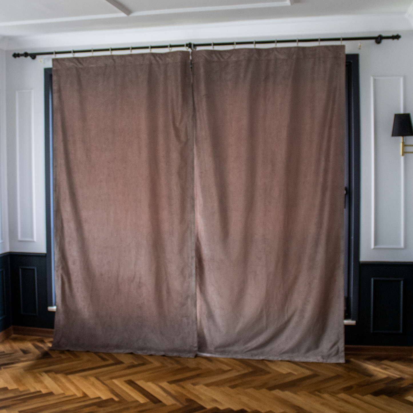 Premium Luster Velvet Curtains - Cedar